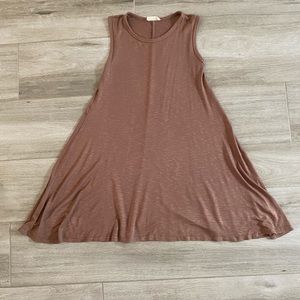 Pinc Sleeveless Mauve Tank Dress Junior Small